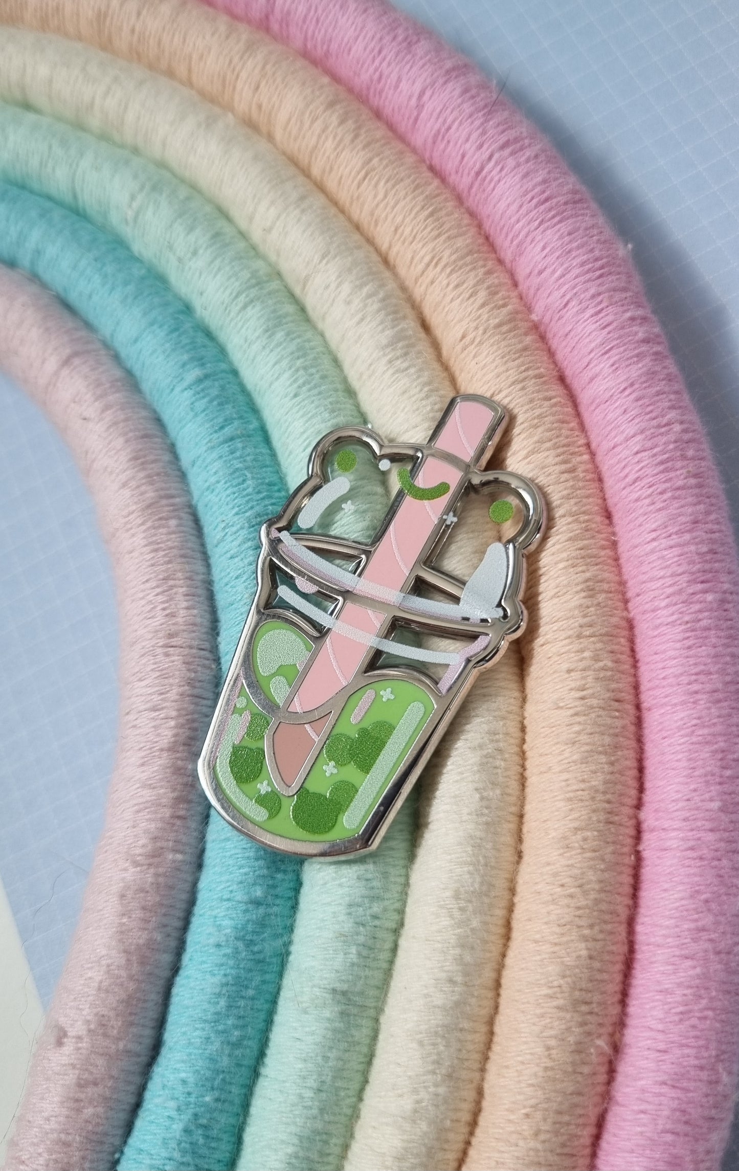 Boba Frog Enamel Pin