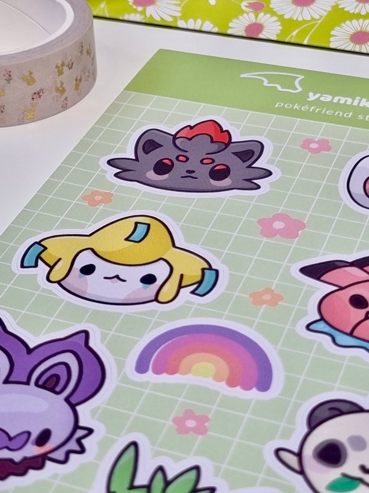 pokéfriend sticker sheet