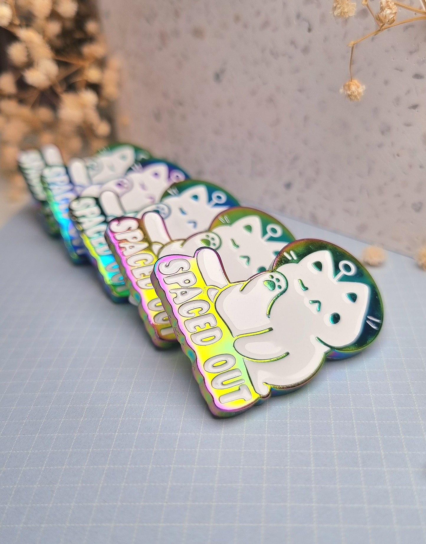 Spaced Out Enamel Pin