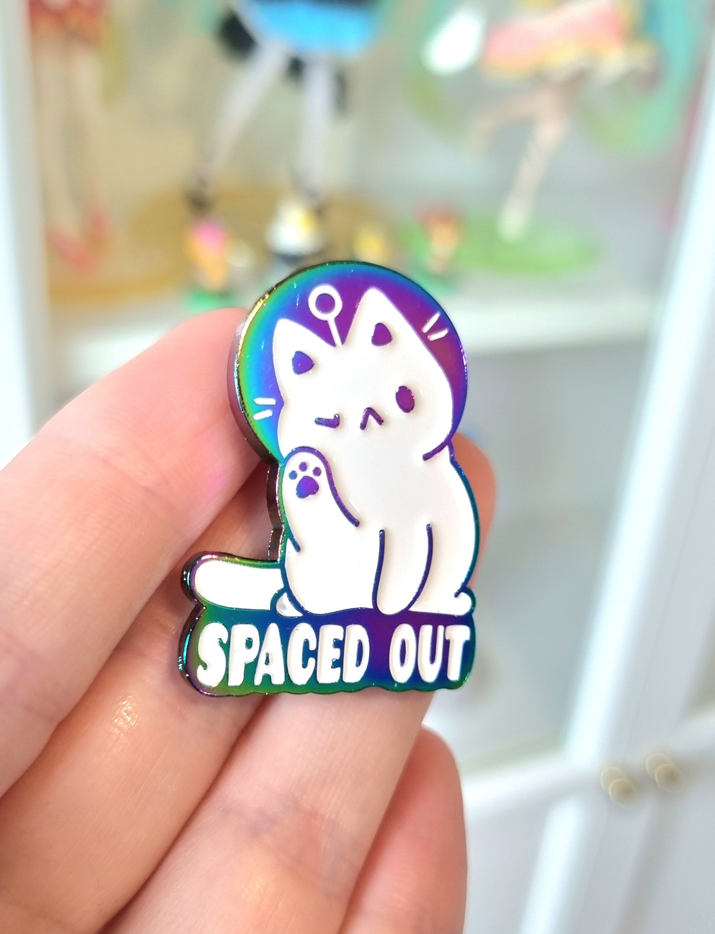 Spaced Out Enamel Pin