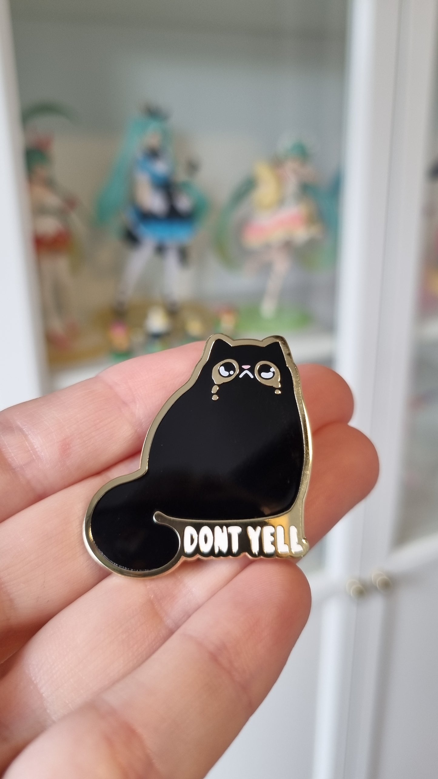 Dont Yell Enamel Pin