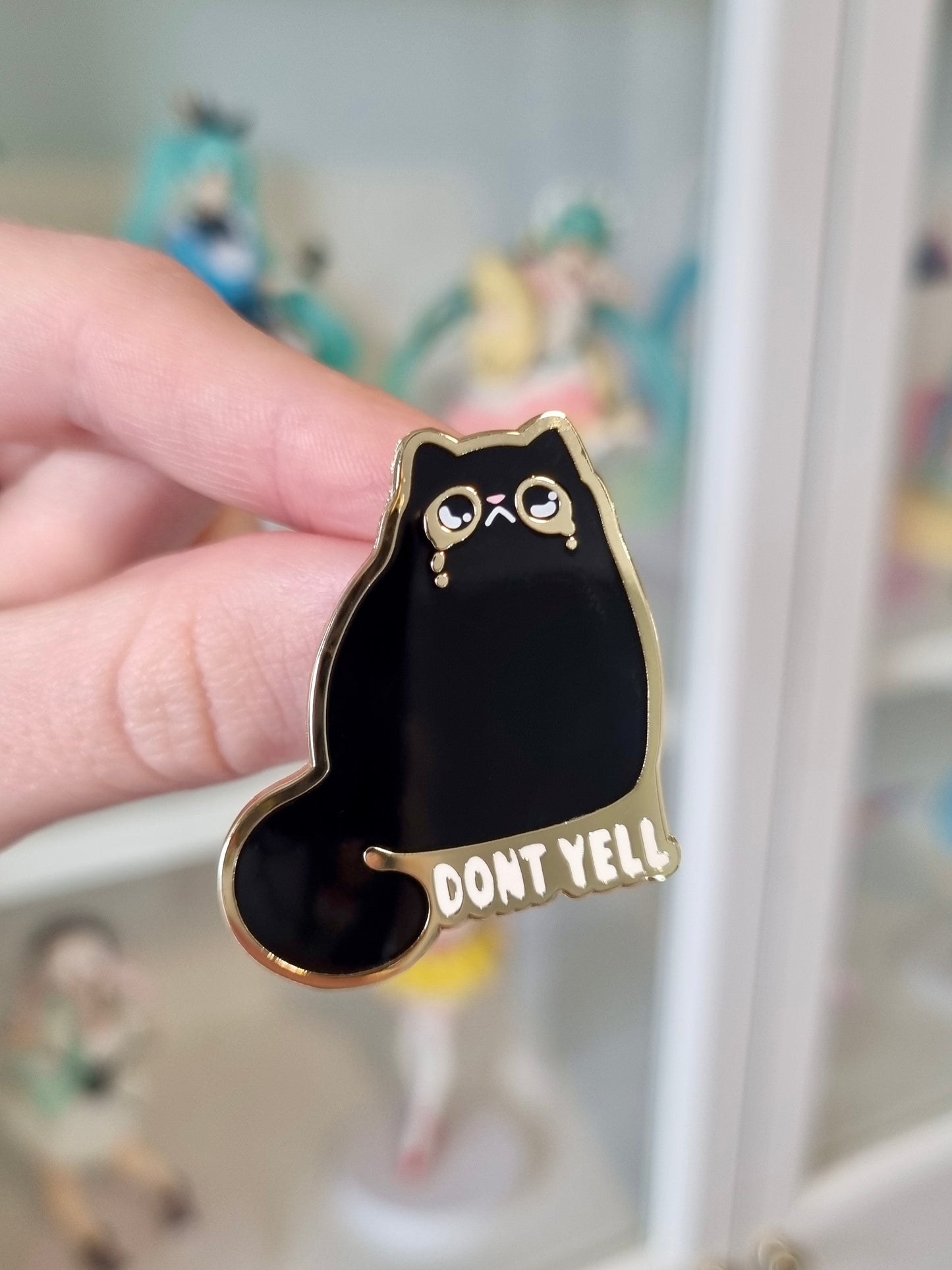 Dont Yell Enamel Pin