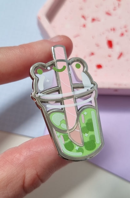 Boba Frog Enamel Pin