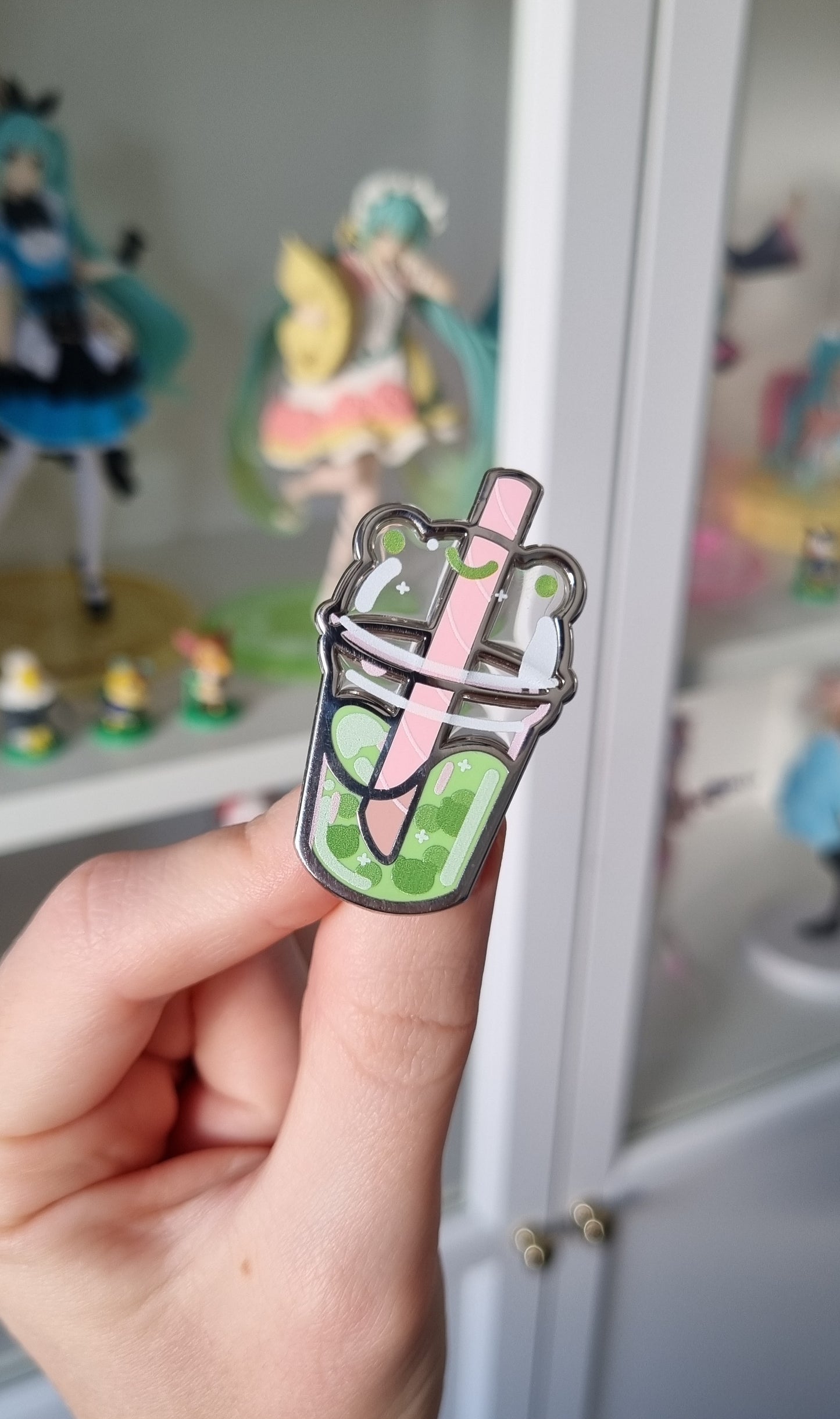 Boba Frog Enamel Pin