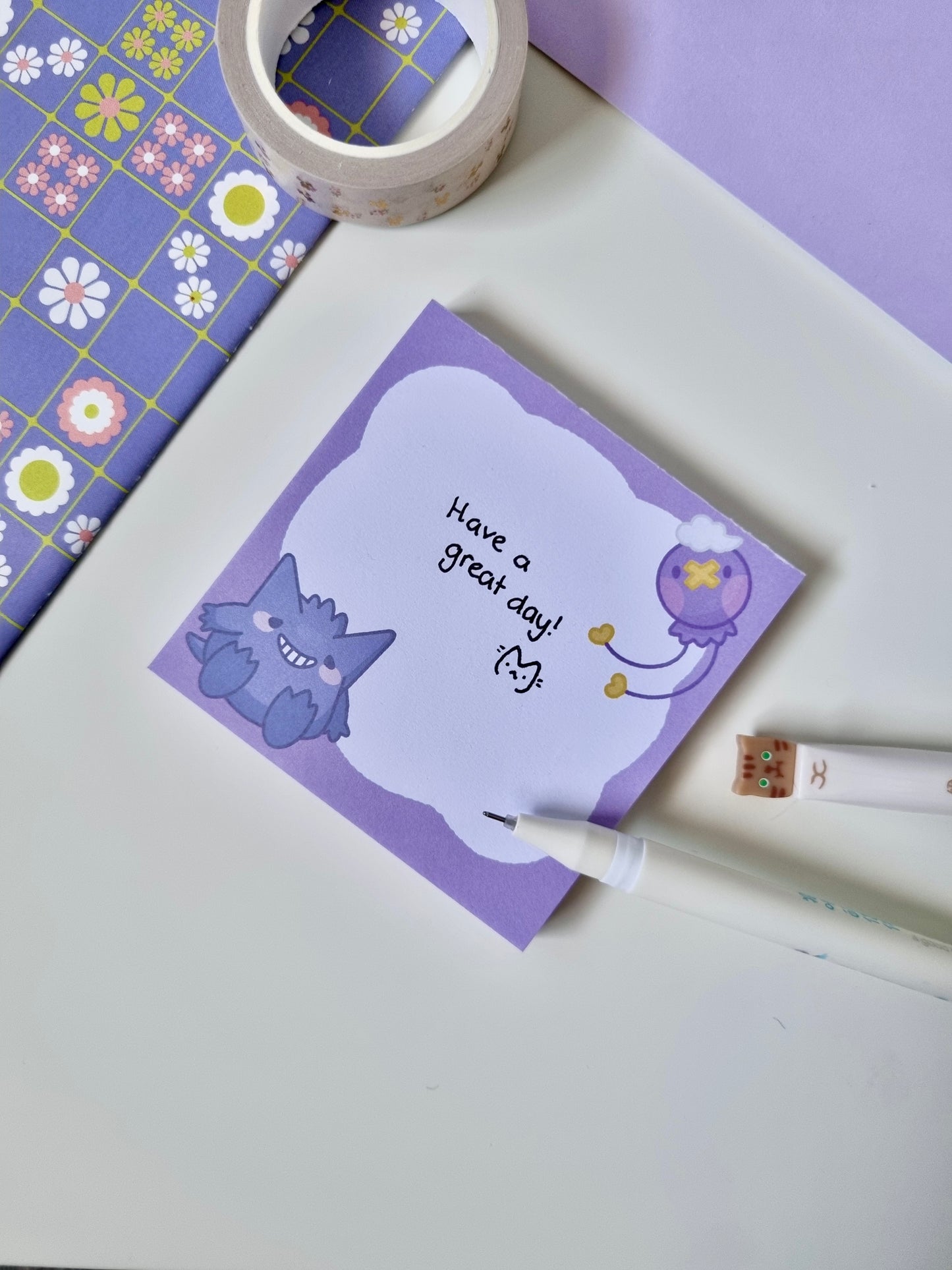 Ghost Type Memo Pad