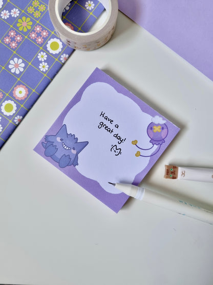 Ghost Type Memo Pad