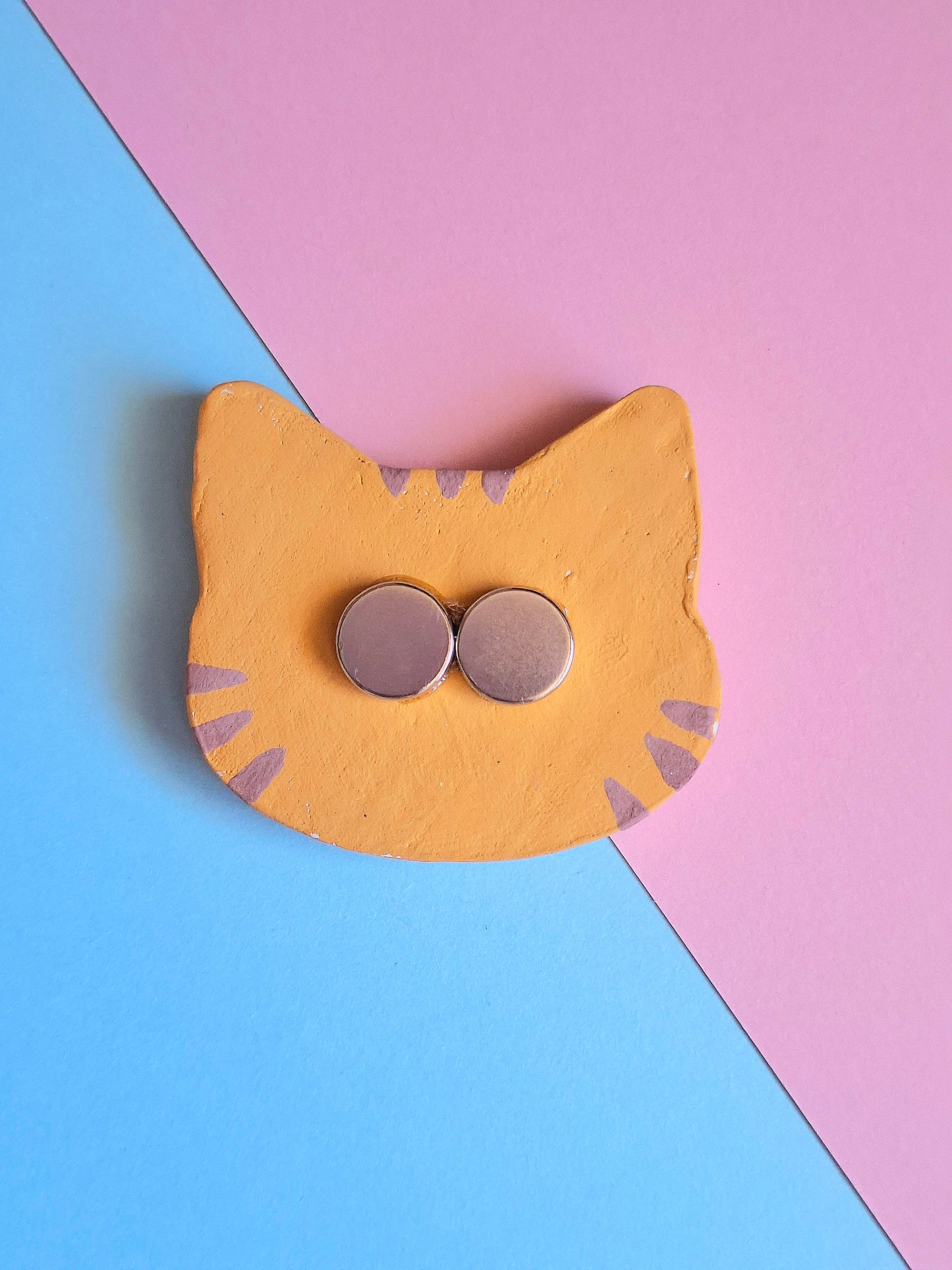 Ceramic Cat Magnet