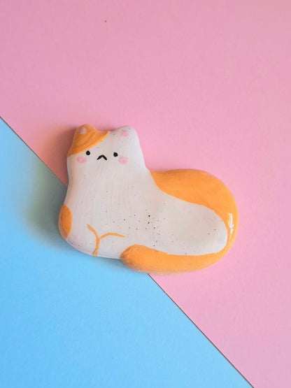 Ceramic Cat Magnet