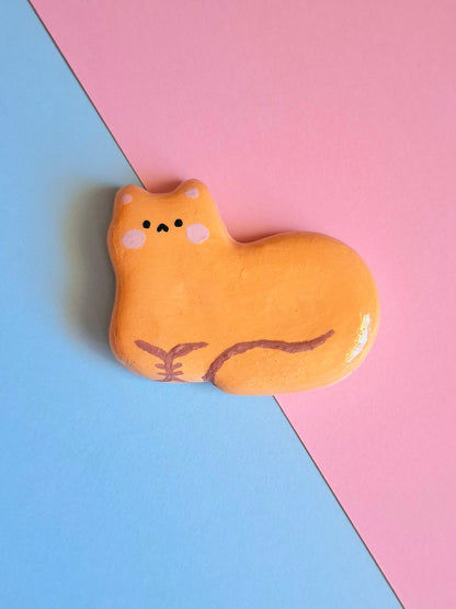 Ceramic Cat Magnet