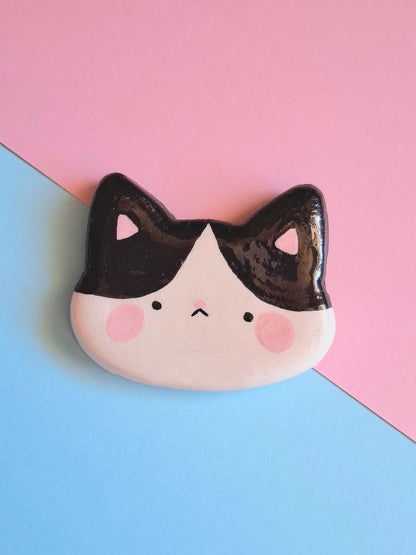 Ceramic Cat Magnet