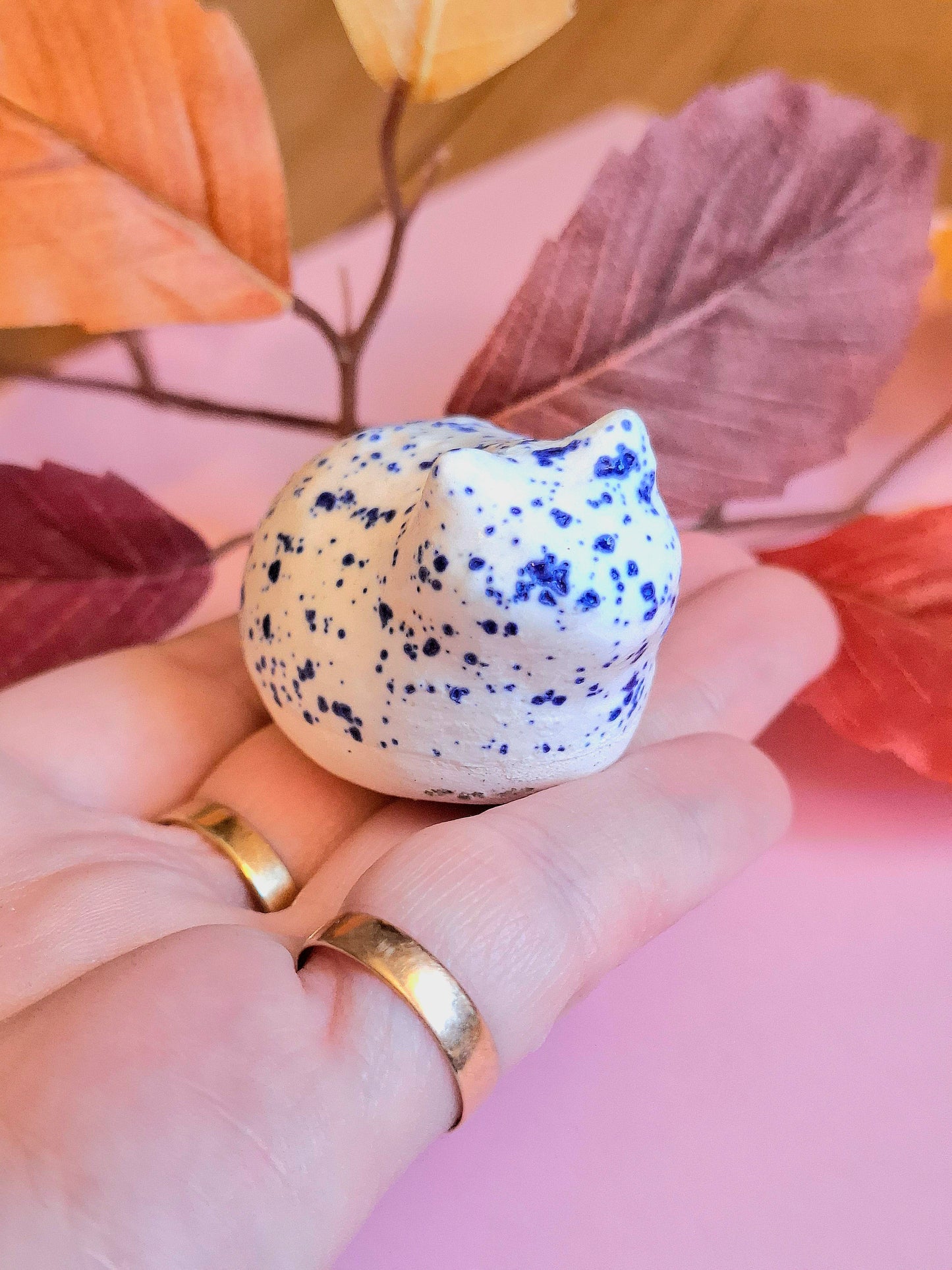 Ceramic Cat Figure