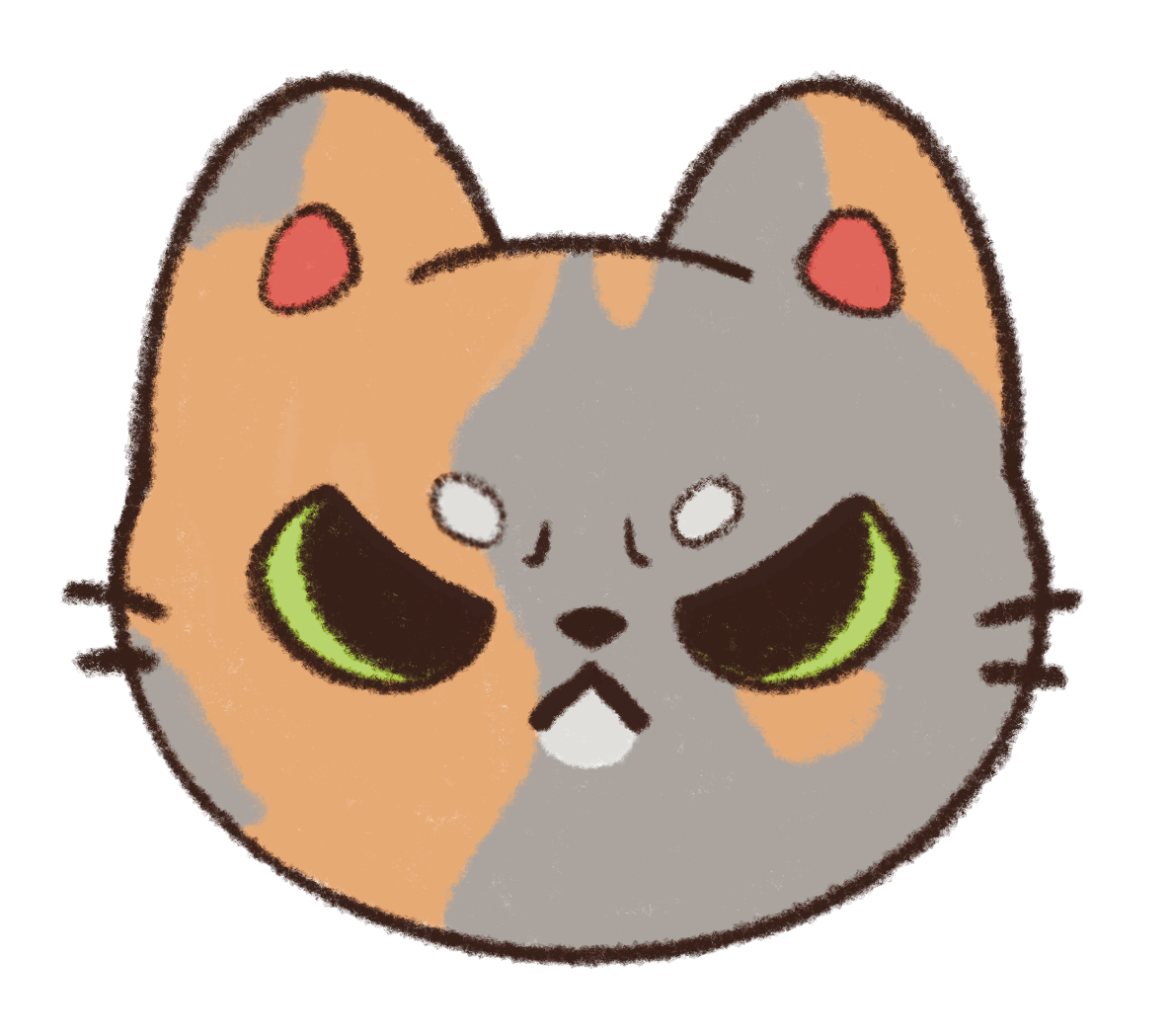 Large Cat Sticker