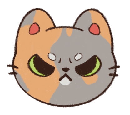 Large Cat Sticker