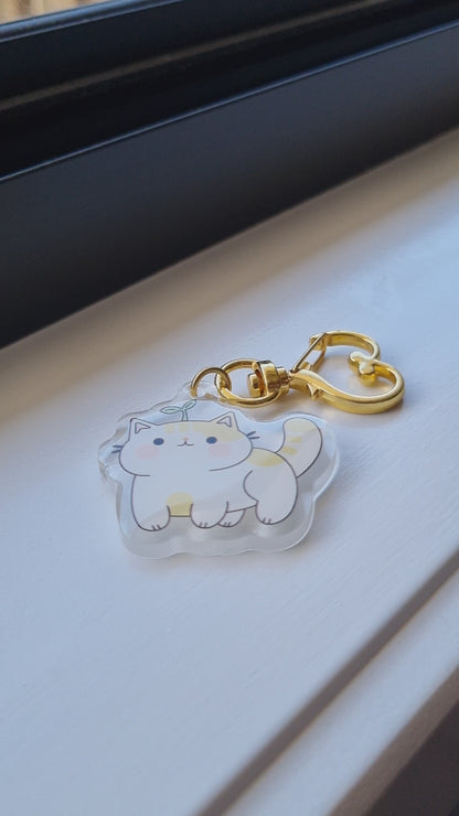 Sprout Cat Keychain